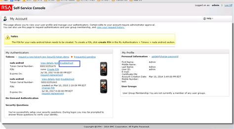 Cannot synchronize token in RSA Authentication Manager 8.1.